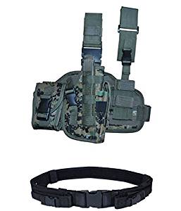 Tactical Thigh Holster With Magazine Pouch