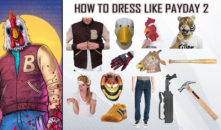 Payday 2 Hotline Miami Costume