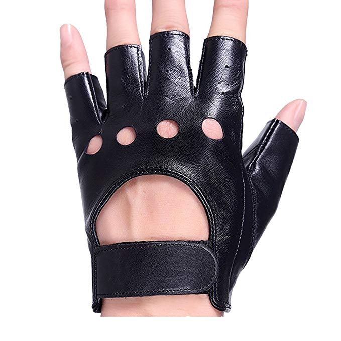 half-finger-leather-gloves