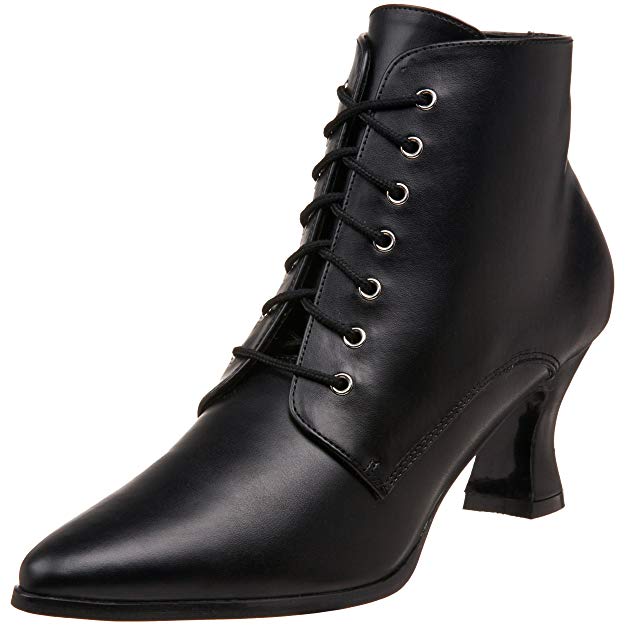 black-lace-up-victorian-ankle-boots