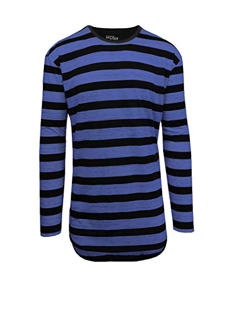 long-sleeves-striped-scallop-t-shirt