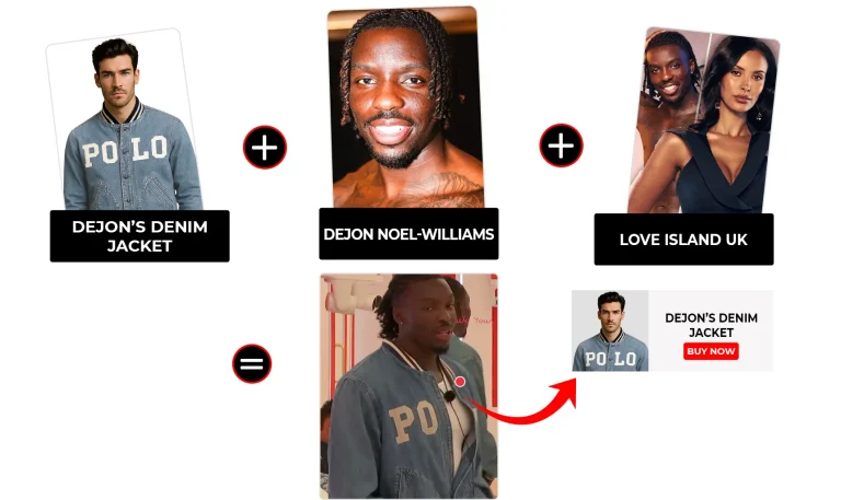 Love Island UK Season 12 Episode 8 Dejon Noel-Williams Blue Denim Jacket