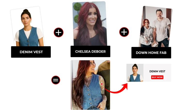 Down Home Fab Season 3 Episode 5 Chelsea Deboer Blue Denim Vest