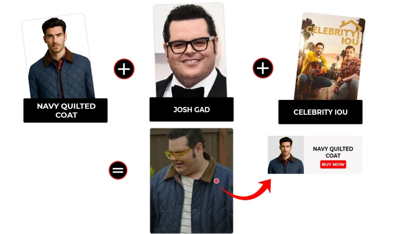 Celebrity IOU Season 10 Episode 3 Josh Gad Navy Quilted Jacket