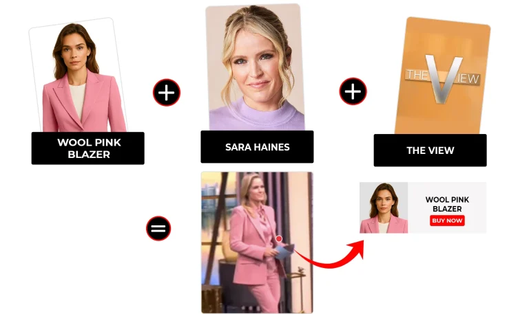 The View July 2025 Sara Haines Casual Pink Blazer