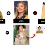 american-rapper-latto-khaki-denim-jacket