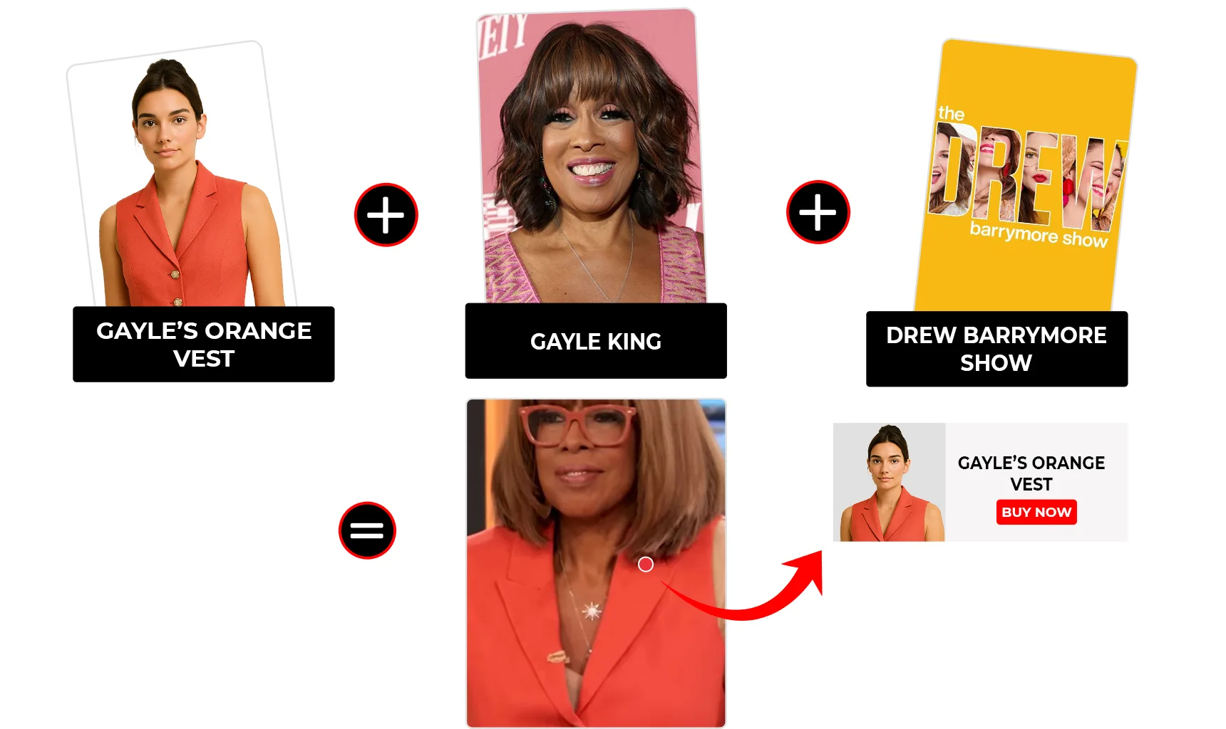 drew-barrymore-show-gayle-king-orange-linen-vest
