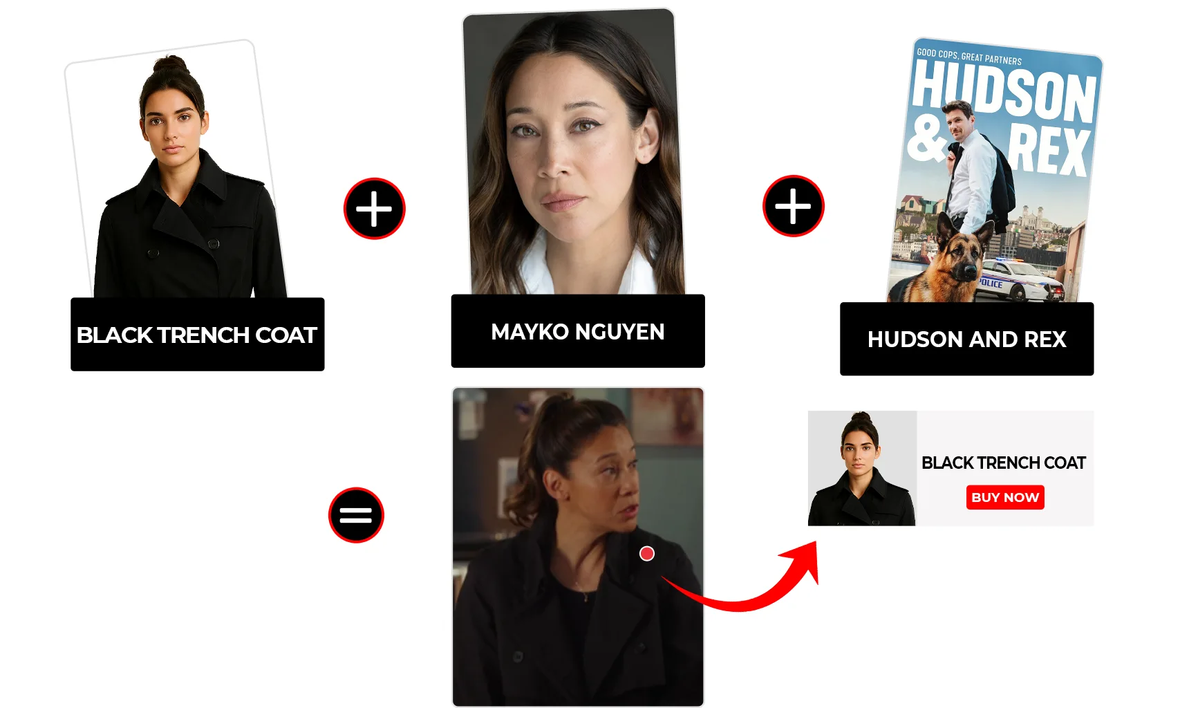 hudson-and-rex-sarah-truong-black-trench-coat