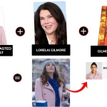 lorelai-gilmore-double-breasted-pink-coat