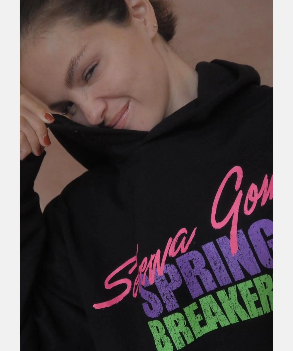 Selena Gomez Spring Breakers Black Hoodie