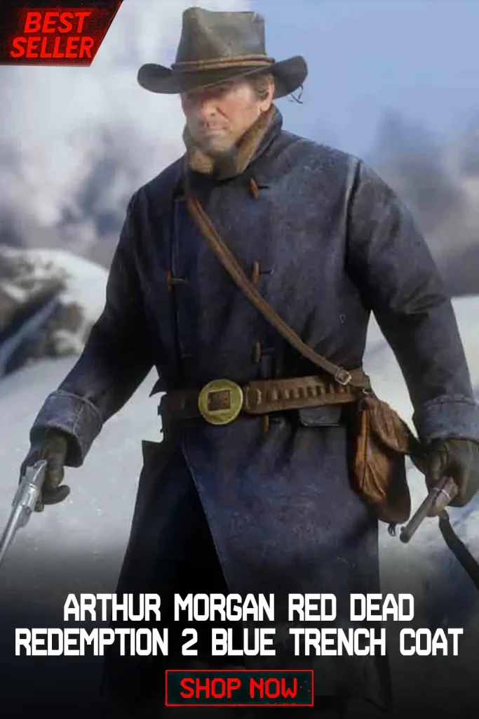 Arthur Morgan Red Dead Redemption 2 Blue Trench Coat
