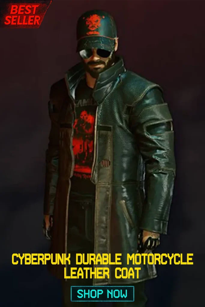 Cyberpunk Durable Motorcycle Leather Coat