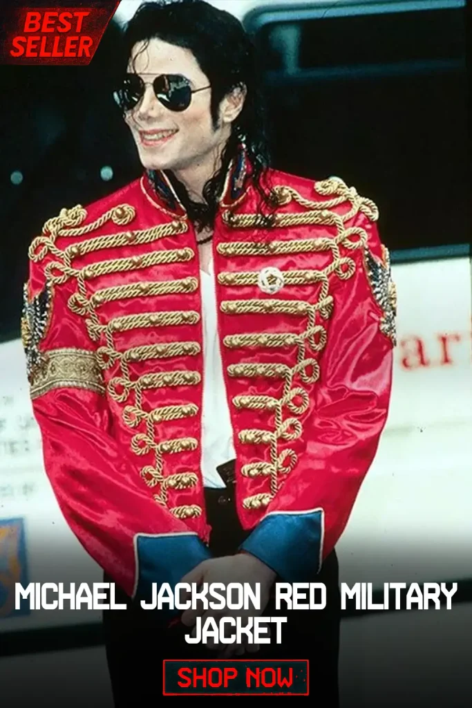 michael jackson red military jacket
