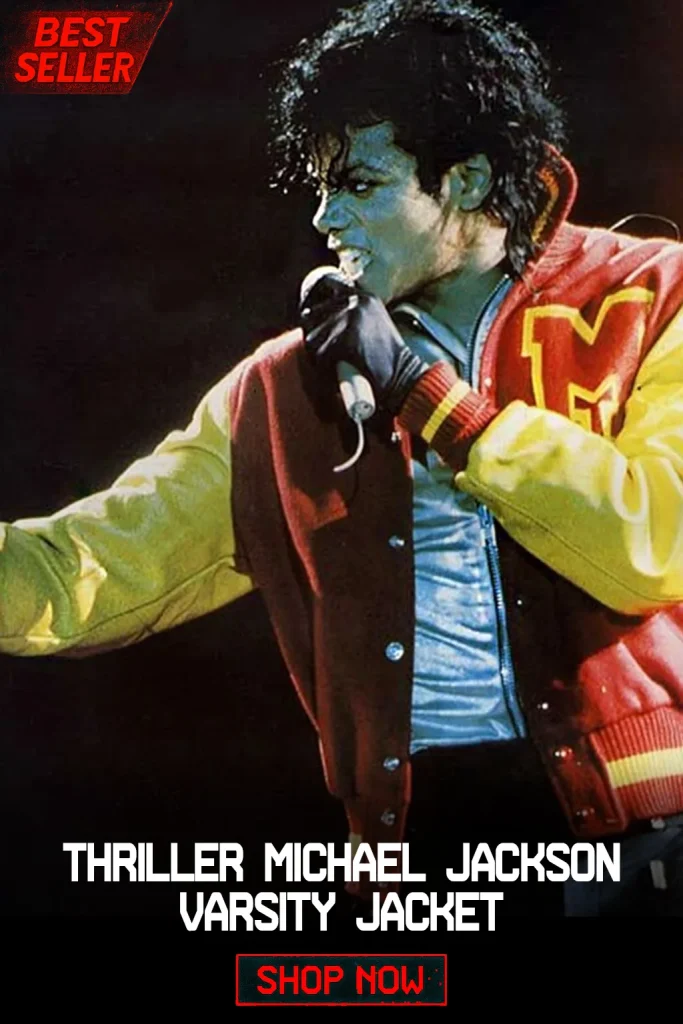 thriller michael jackson varsity jacket