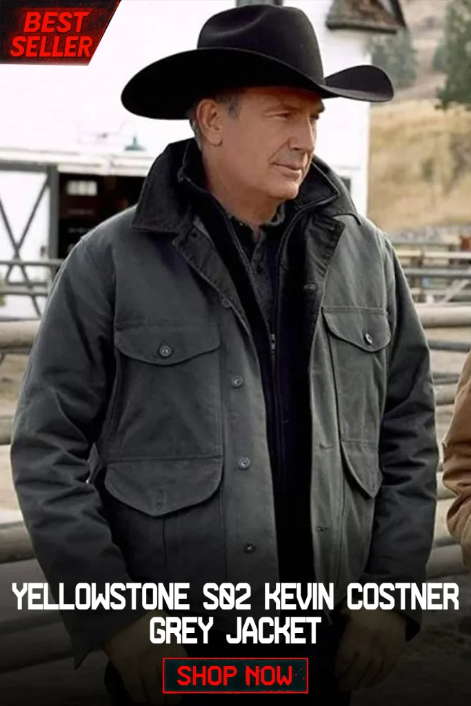 Yellowstone S02 Kevin Costner Grey Jacket