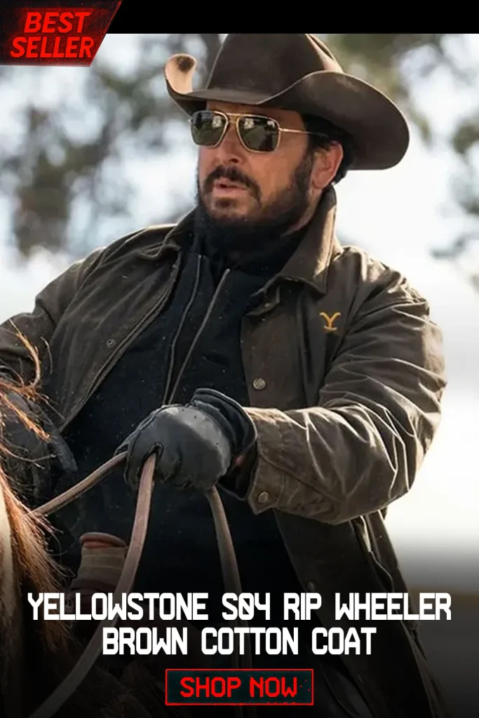 Yellowstone S04 Rip Wheeler Brown Cotton Coat