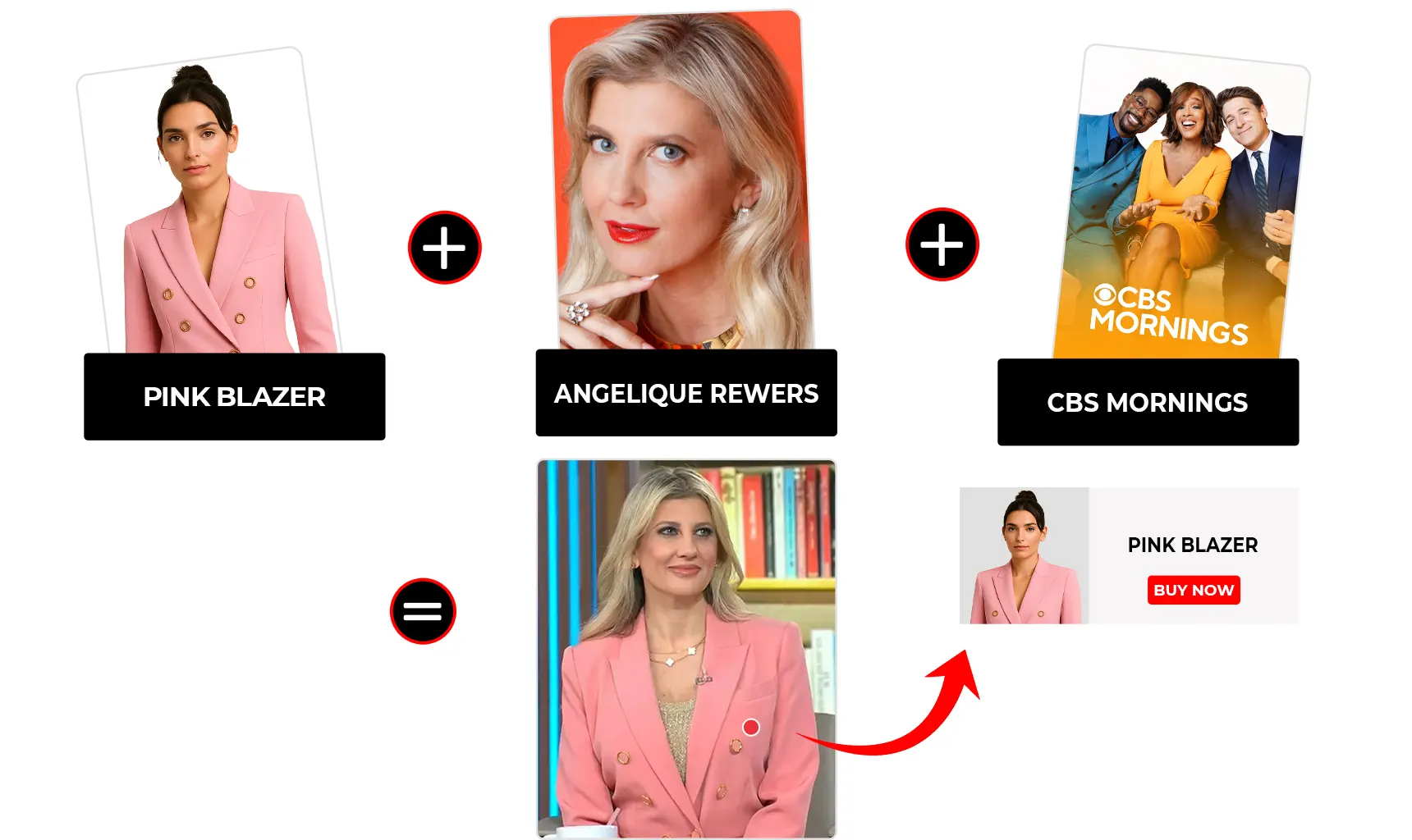 cbs mornings angelique rewers pink blazer