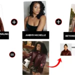 Ambyr Michelle Maroon Faux Leather Jacket