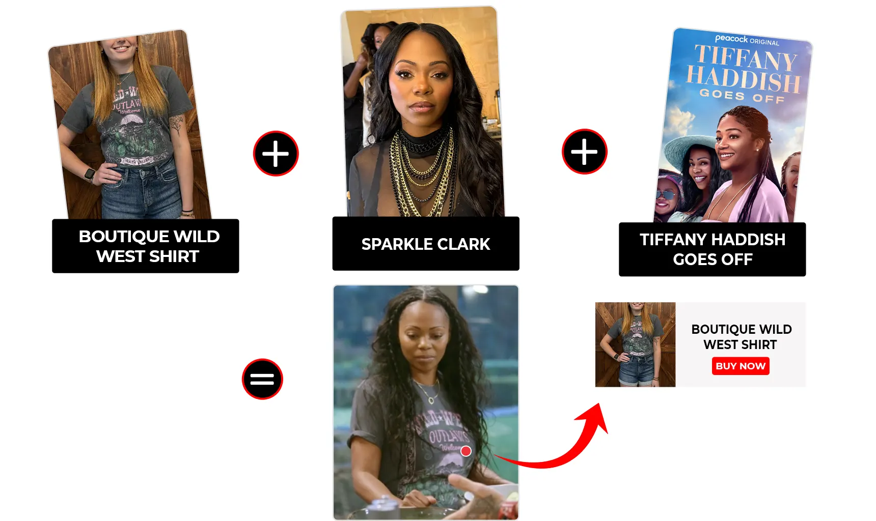 Tiffany Haddish Goes Off Sparkle Clark Wild West Graphic Tee