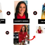 cbs mornings december 2025 elizabeth werner red ruffle jumpsuit