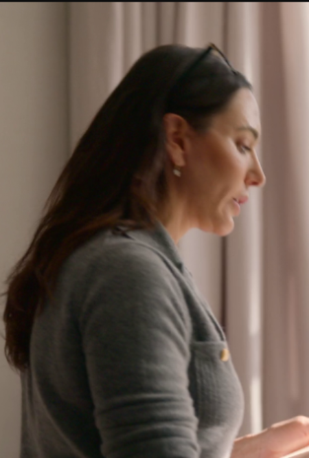 Simon Cowell The Next Act Season 01 Episode 03 Lauren Silverman Cashmere Blend Sweater