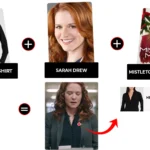mistletoe murders s02 e01 sarah drew helek silk shirt