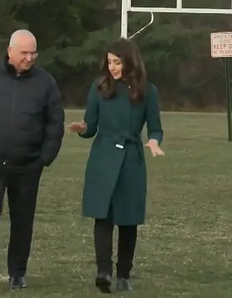 CBS Mornings December 2025 Nicole Sganga Teal Blue Coat