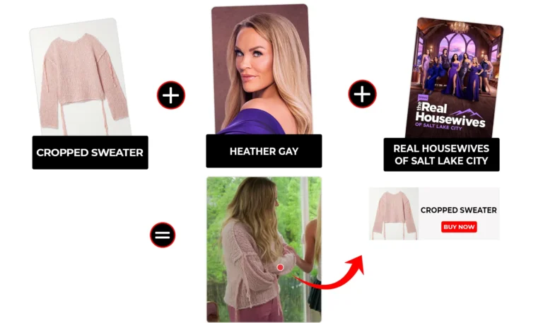 Real Housewives of Salt Lake City Season 06 Episode 11 Heather Gay Pink Knitted Sweater
