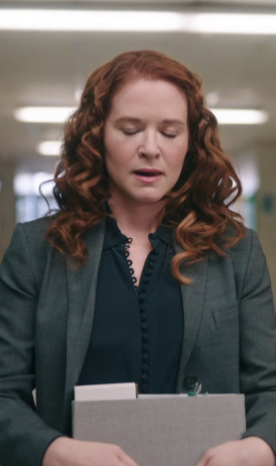 Mistletoe Murders Season 02 Episode 01 Sarah Drew Helek Silk Shirt