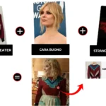 stranger things s05 e01 cara buono pattern sweater