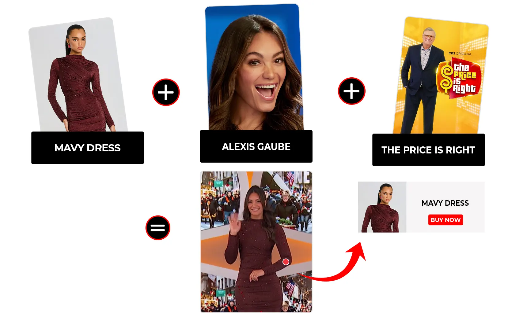 The Price is Right Nov 2025 Alexis Gaube Mavy Dress