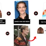 the today show december 2025 james van der beek mens shawl collar cardigan pattern