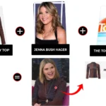 the today show december 2025 jenna bush hager mixed print jersey top
