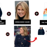 the today show december 5 jenna bush hager blue button up cardigan