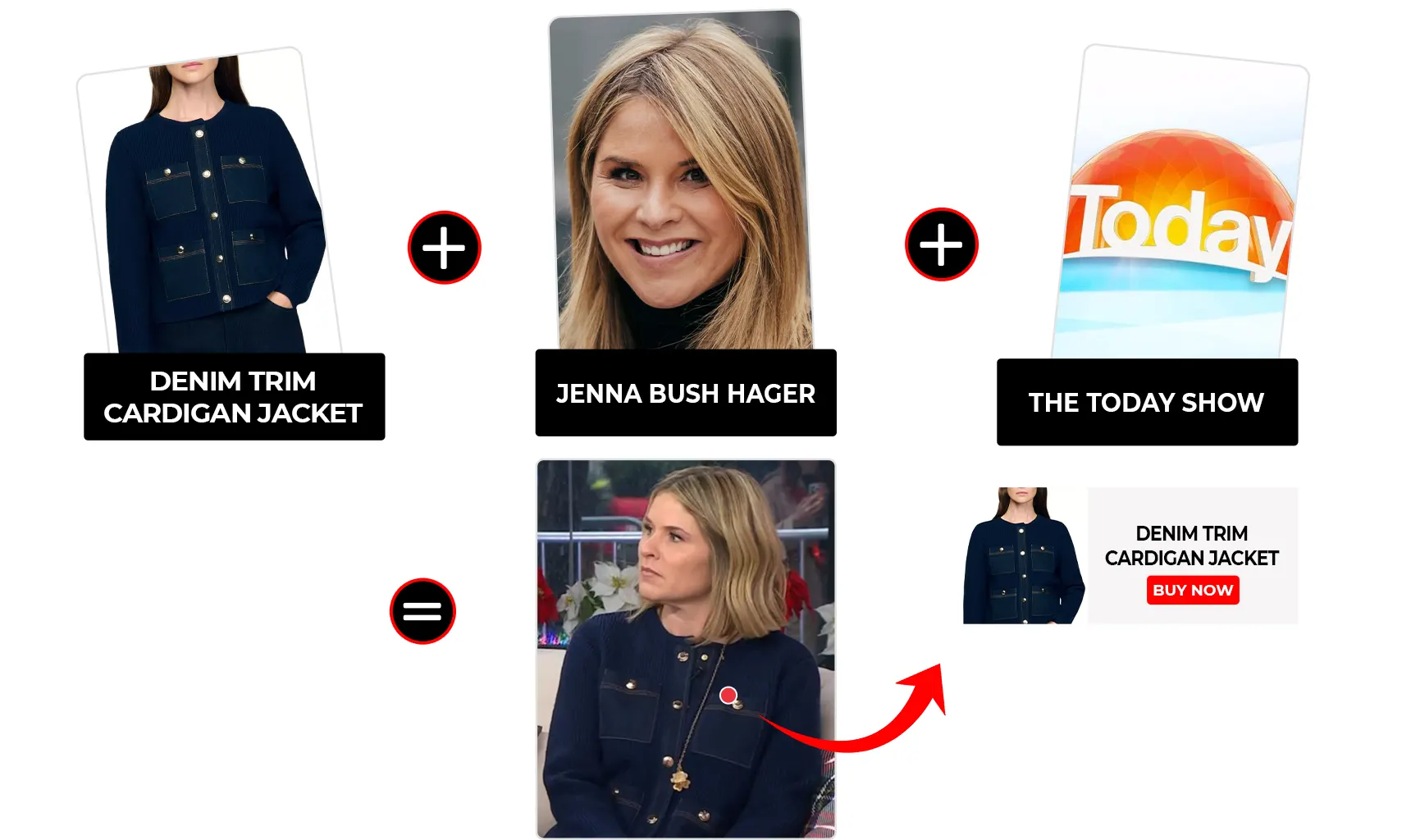 the today show december 5 jenna bush hager blue button up cardigan