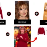 the view december 2025 joy behar red sweater pullover