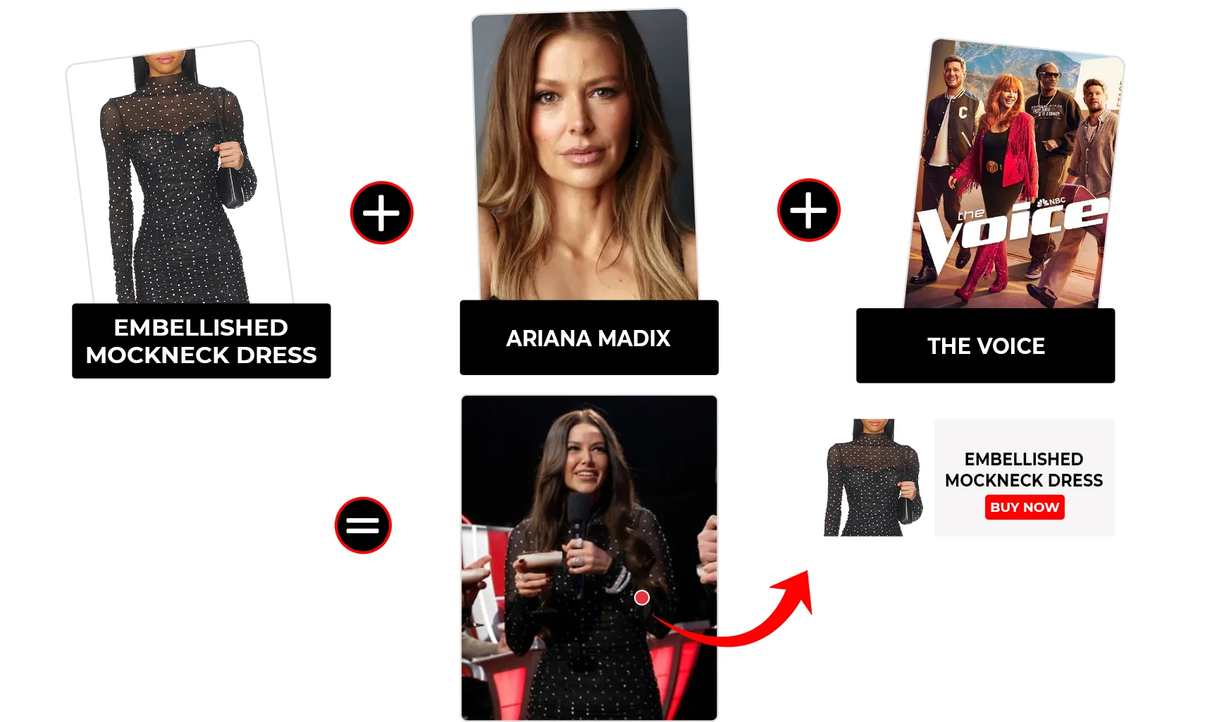 the voice s28 e17 ariana madix embellished mini dress