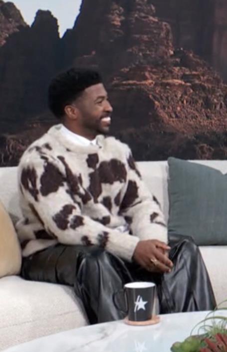Access Daily December 2025 Trell Thomas Animal Print Sweater