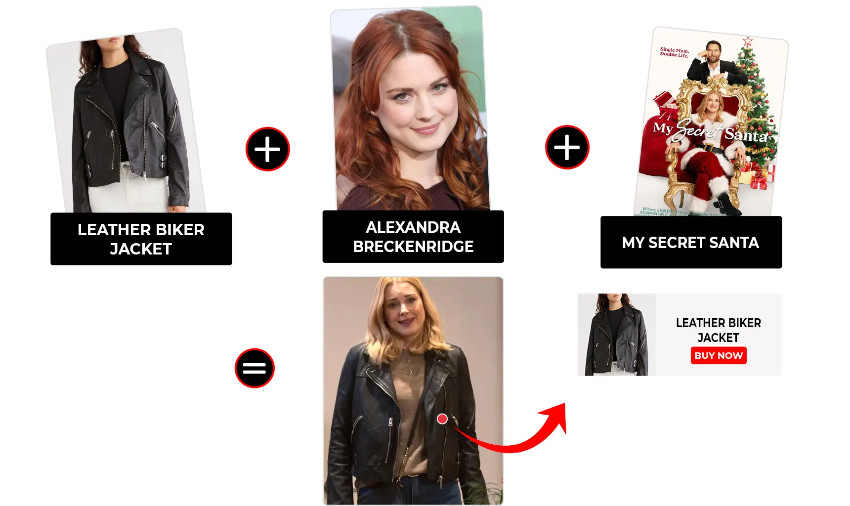 my secret santa alexandra breckenridge leather biker jacket