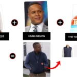 the today show december 2025 craig melvin blue quilted puffer vest