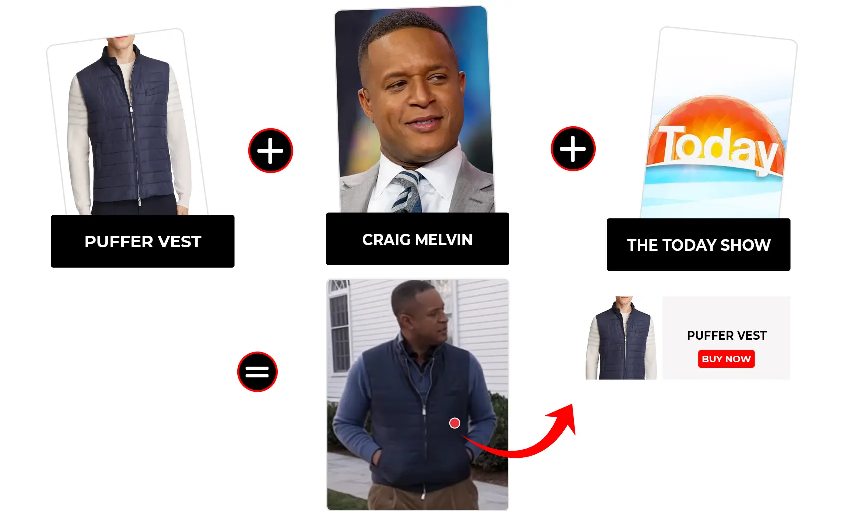 the today show december 2025 craig melvin blue quilted puffer vest