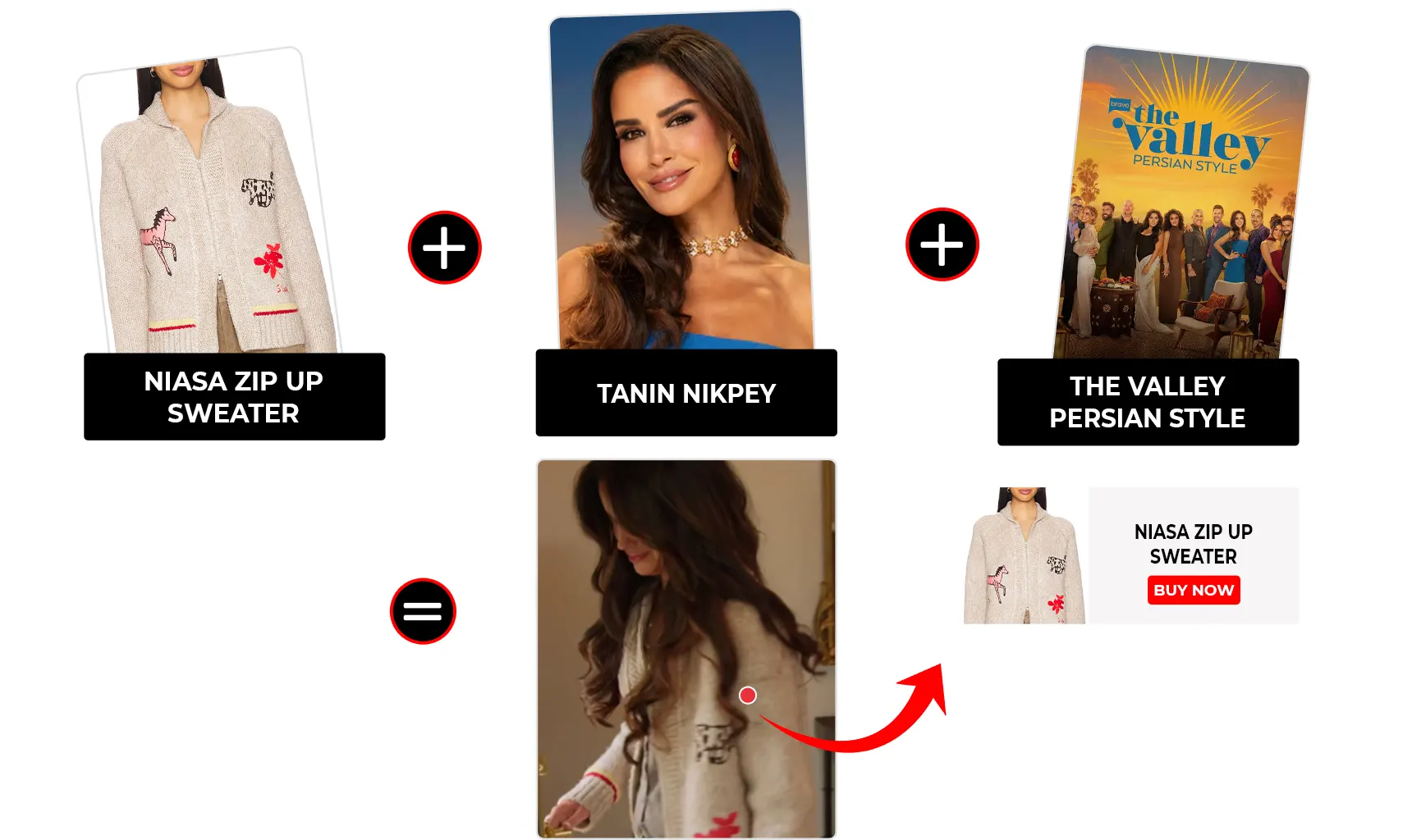 the valley persian style season 01 episode 02 tanin nikpey animal print beige cardigan