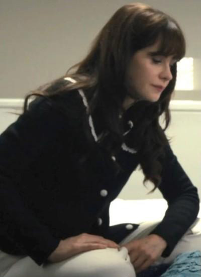 Merv Anna Finch Black Wool Knit Cardigan