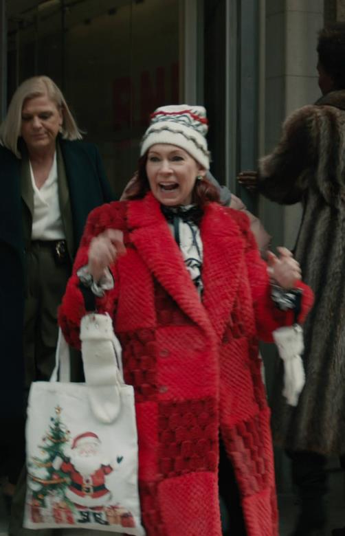 Elsbeth Season 03 Episode 10 Carrie Preston Patchwork Trench Coat
