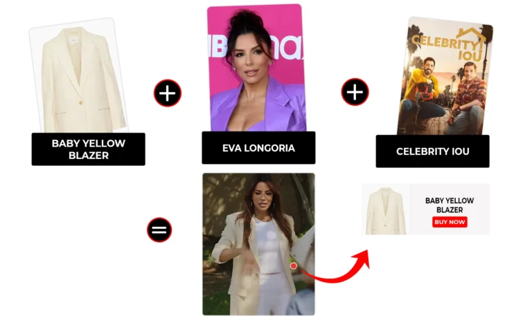 Celebrity IOU Season 11 Episode 02 Eva Longoria Single Button Blazer