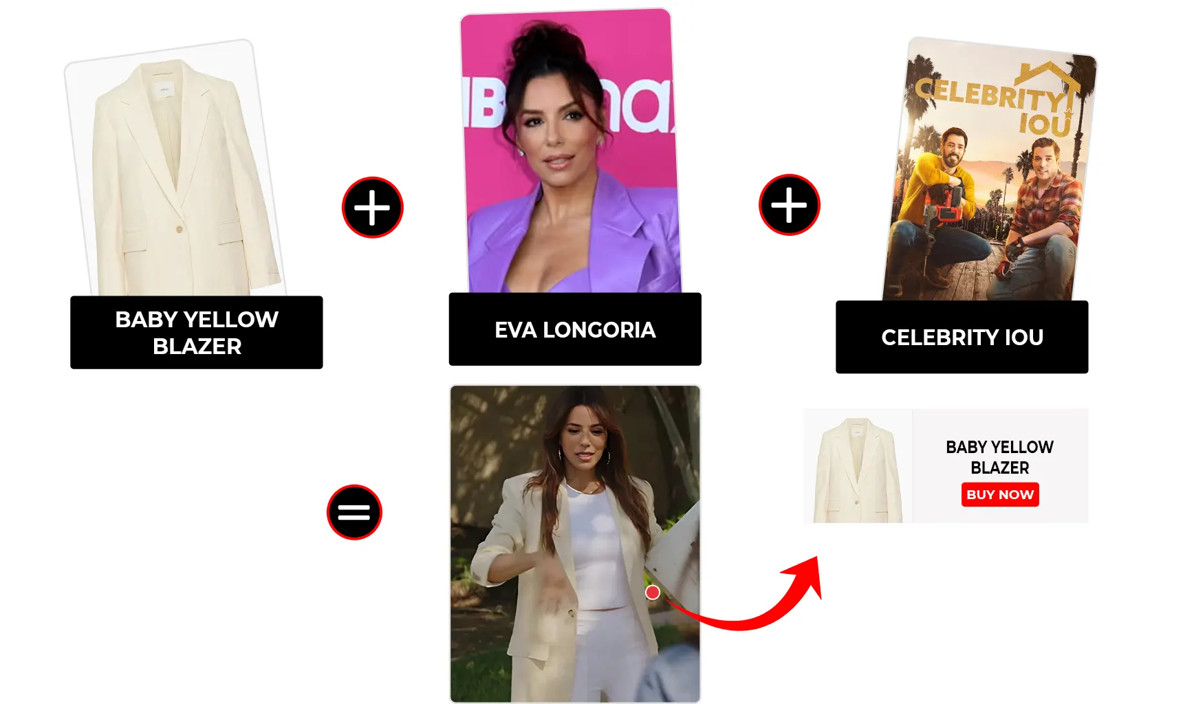 celebrity iou s11 e02 eva longoria single button blazer