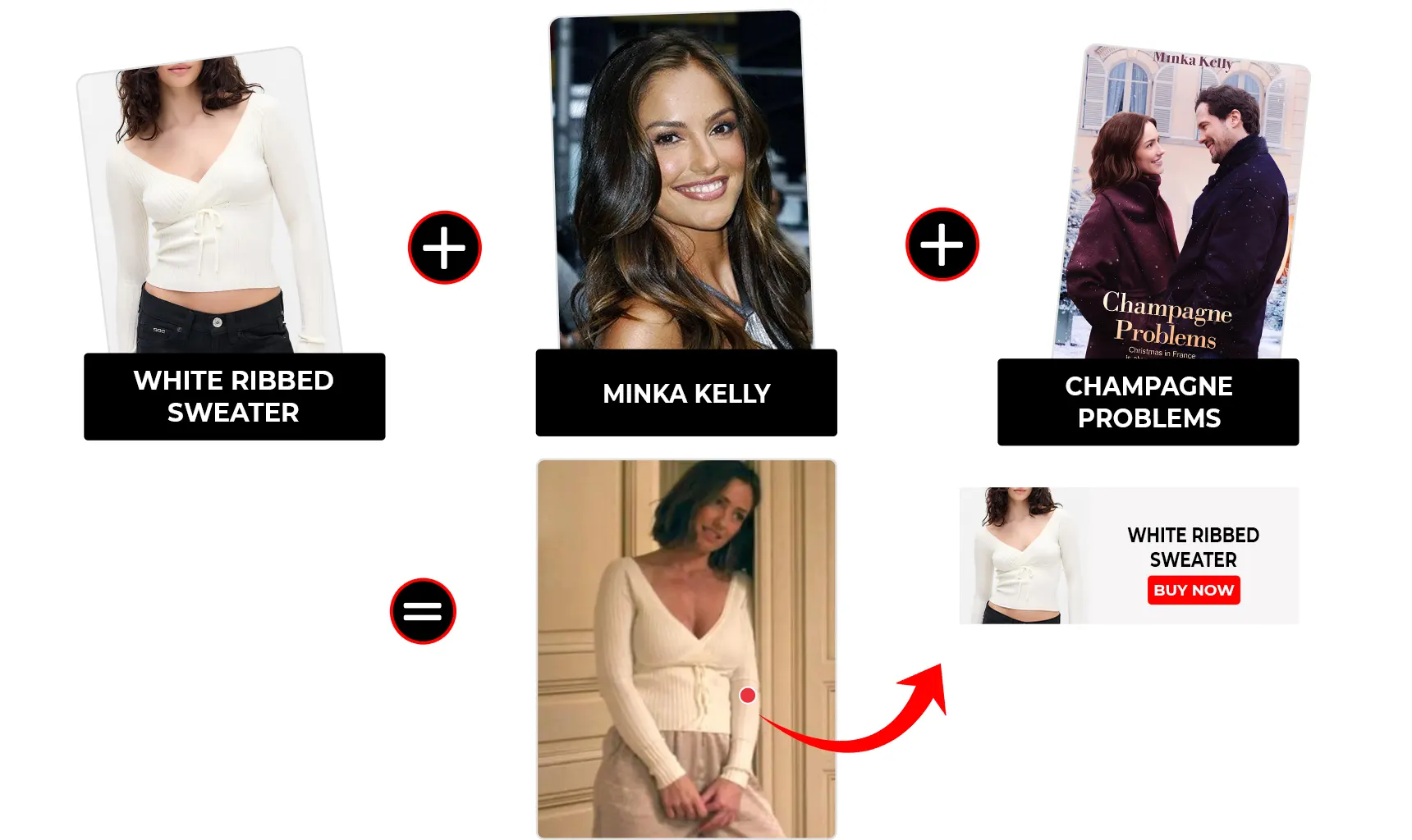 champagne problems minka kelly ribbed knit sweater