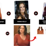 champagne problems minka kelly ribbed knit v-neck sweater