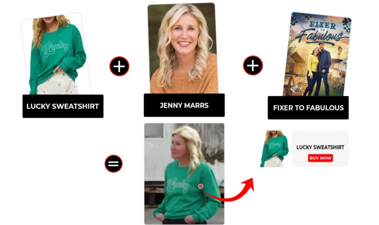 Fixer to Fabulous Season 07 Episode 04 Jenny Marrs Green Sweatshirt