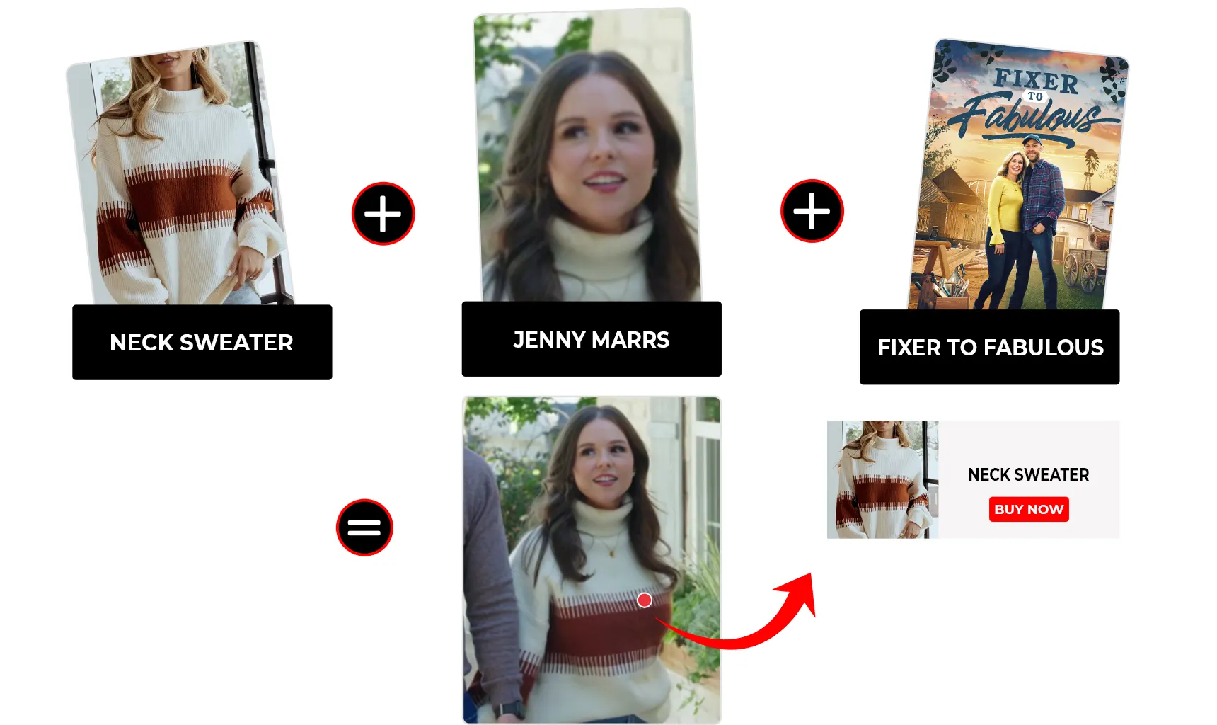 fixer to fabulous season 07 episode 05 brown and white knit sweater